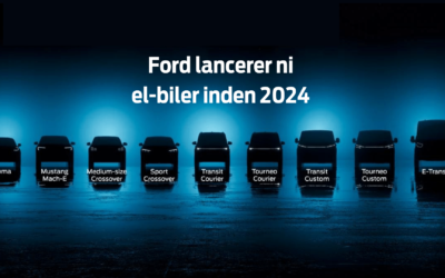 Ford lancerer ni elbiler inden 2024