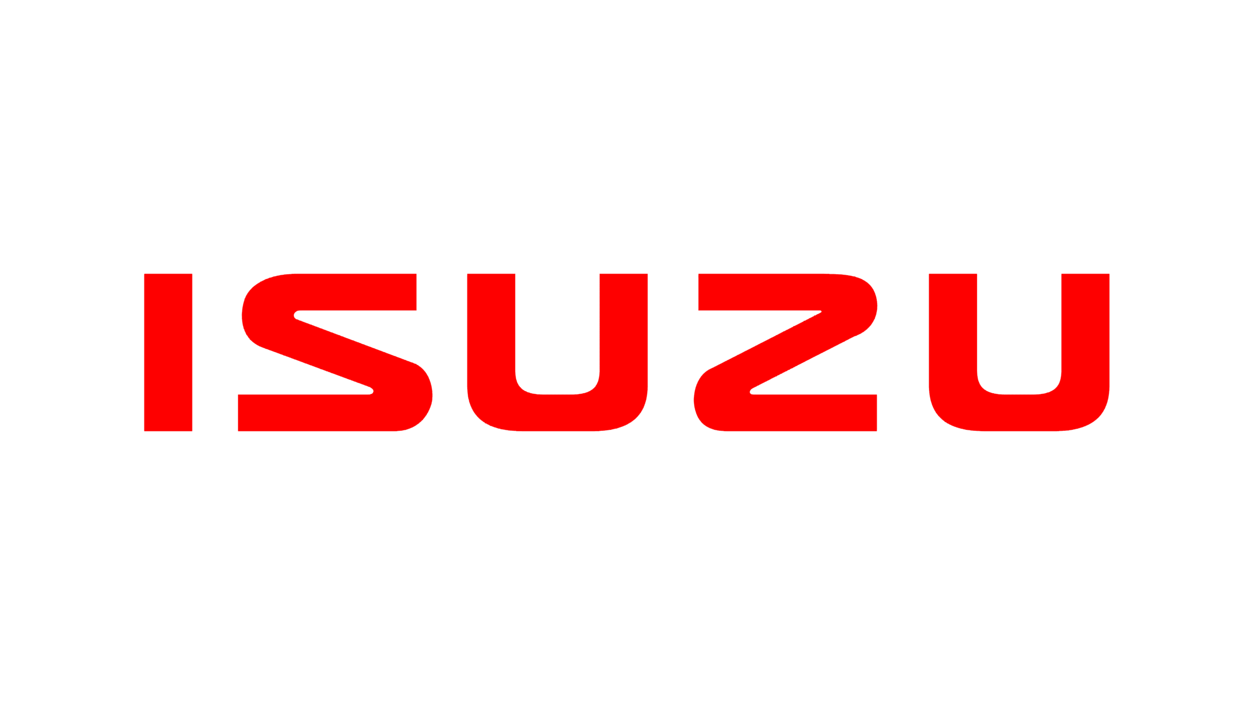 Isuzu logo rød