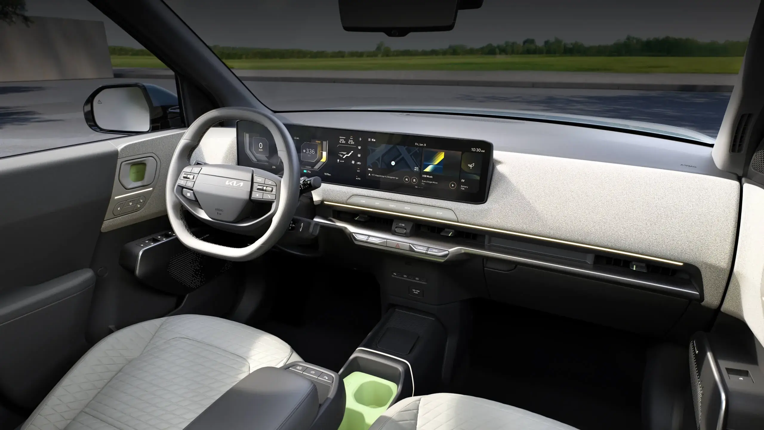 Kia EV2 design 1 Kia ev2 infotainment
