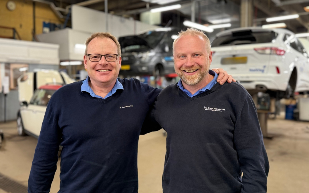 VAGTSKIFTE PÅ VÆRKSTEDET