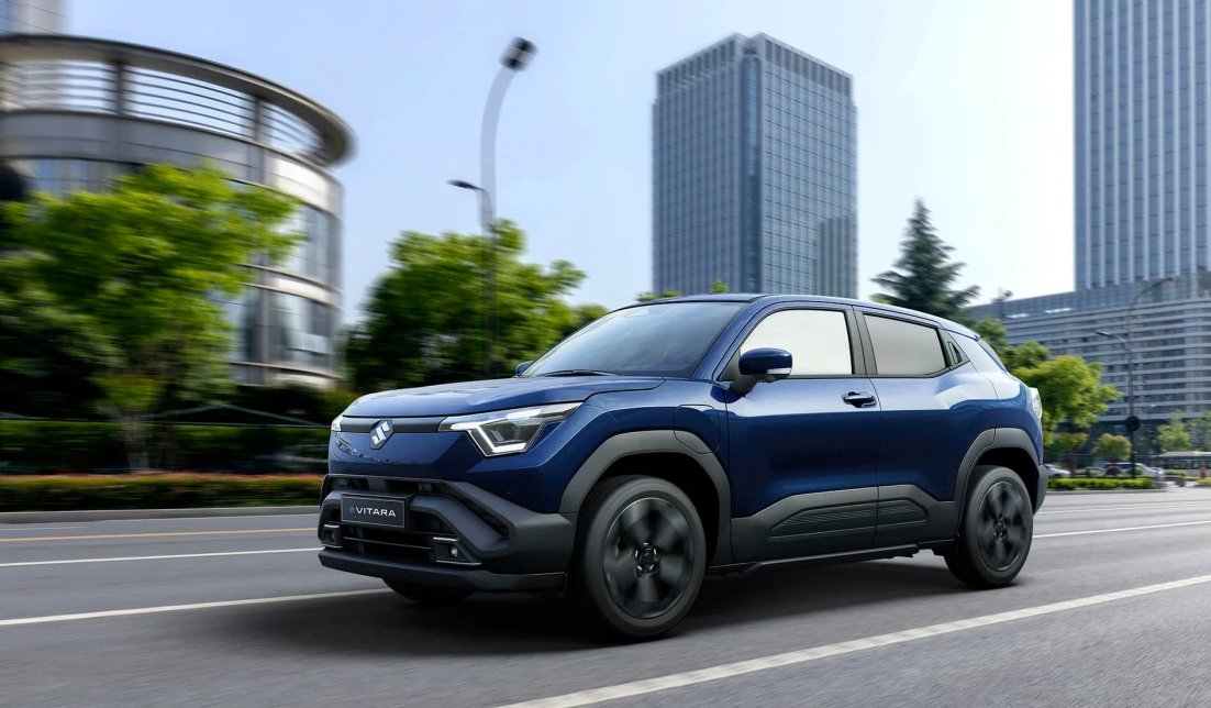 blå suzuki e vitara