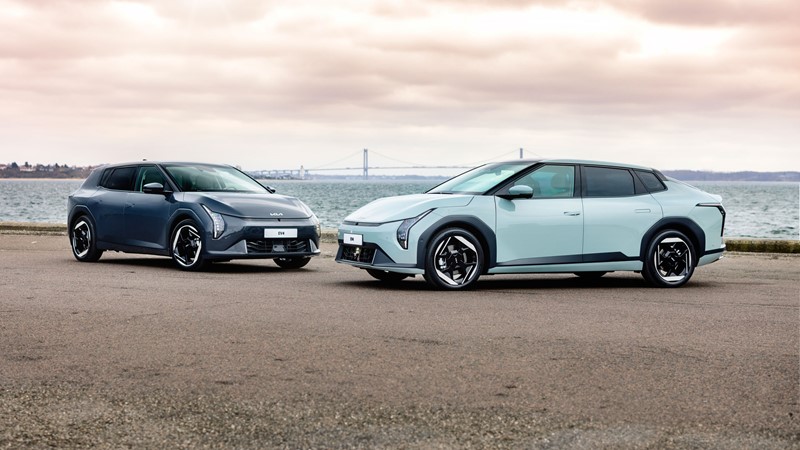 kiaev4_raekkevidde Kia ev4 modelbillede